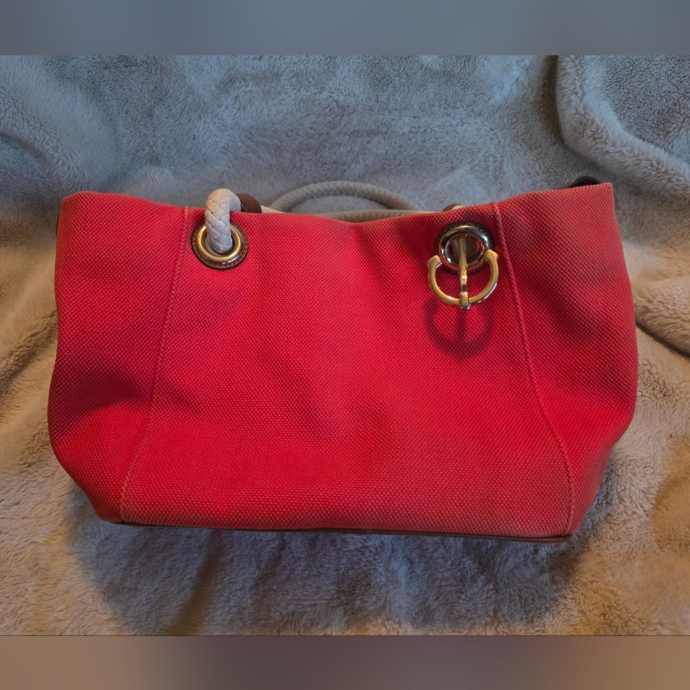 MICHAEL KORS | Marina Tangerine Anchor Tote - Picture 9 of 14